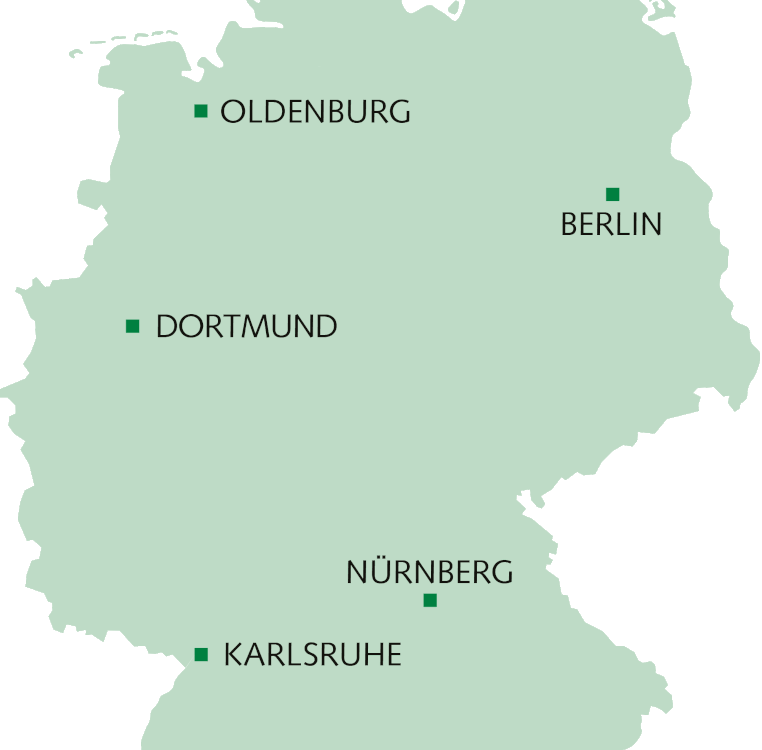 PCWD Experten - Standorte in Deutschland